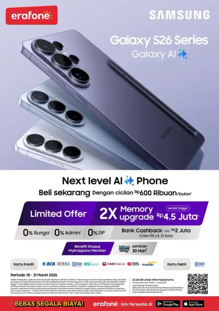 PROMO CICILAN SAMSUNG S26 SERIES