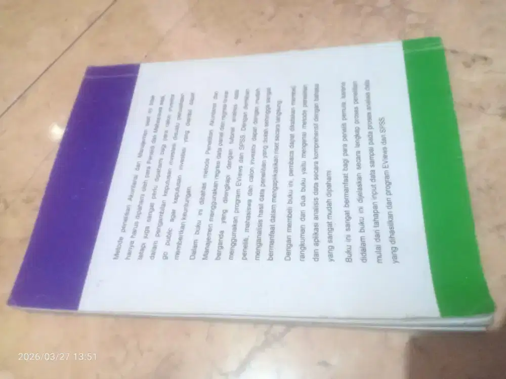 Buku Metode Penelitian Akuntansi dan Manajemen