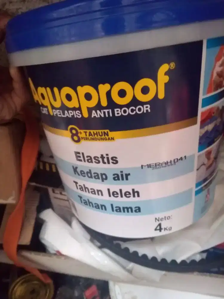 Sisa cat masih segel