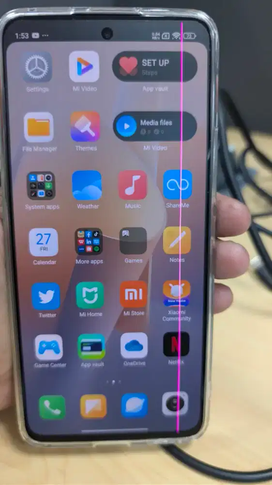 Xiaomi 12 Lite 8/256 Minus HP + Charger Ori