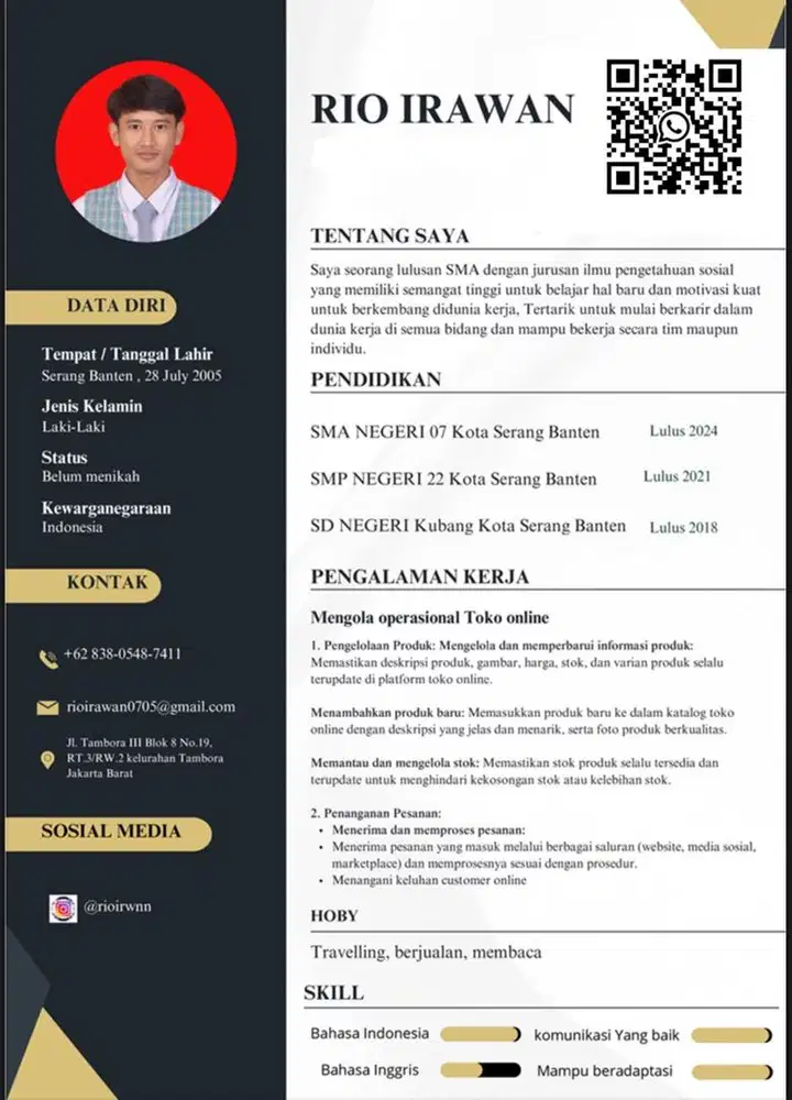 Saya mencari pekerjaan