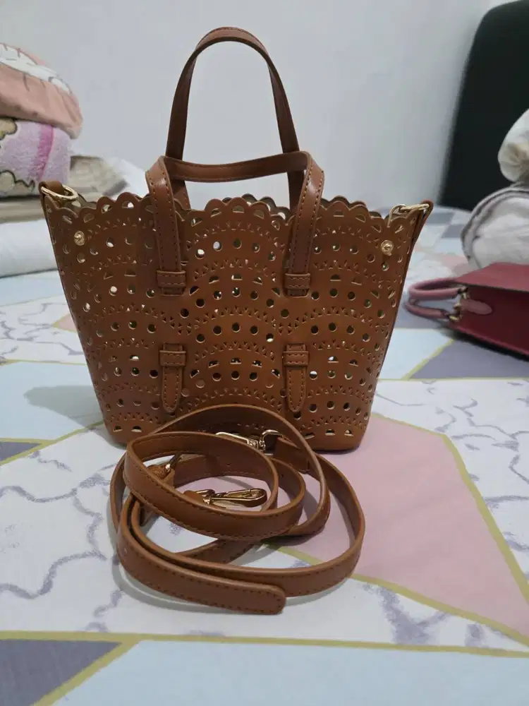 TAS MYLN LASER CUT TOTE BAG BANGKOK (MULUS NO MINUS 2x PAKAI)