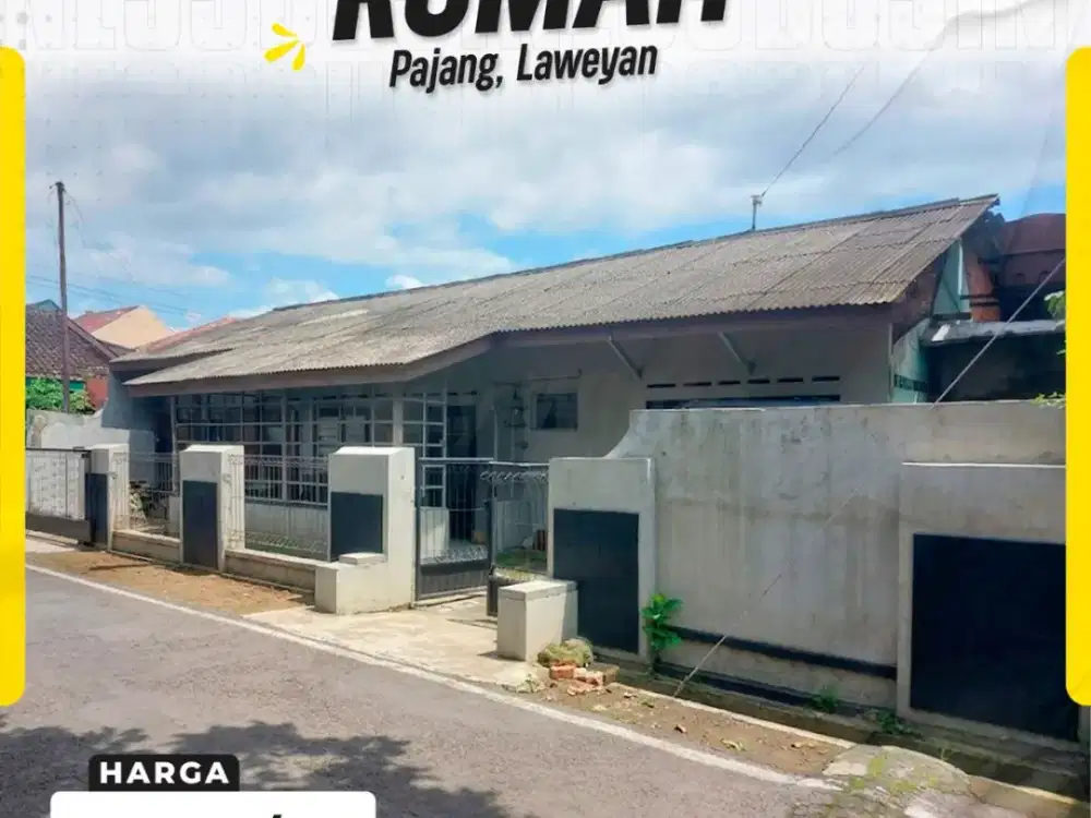 Rumah Luas Strategis di Pajang Laweyan, Sangat Potensial untuk Usaha Kost