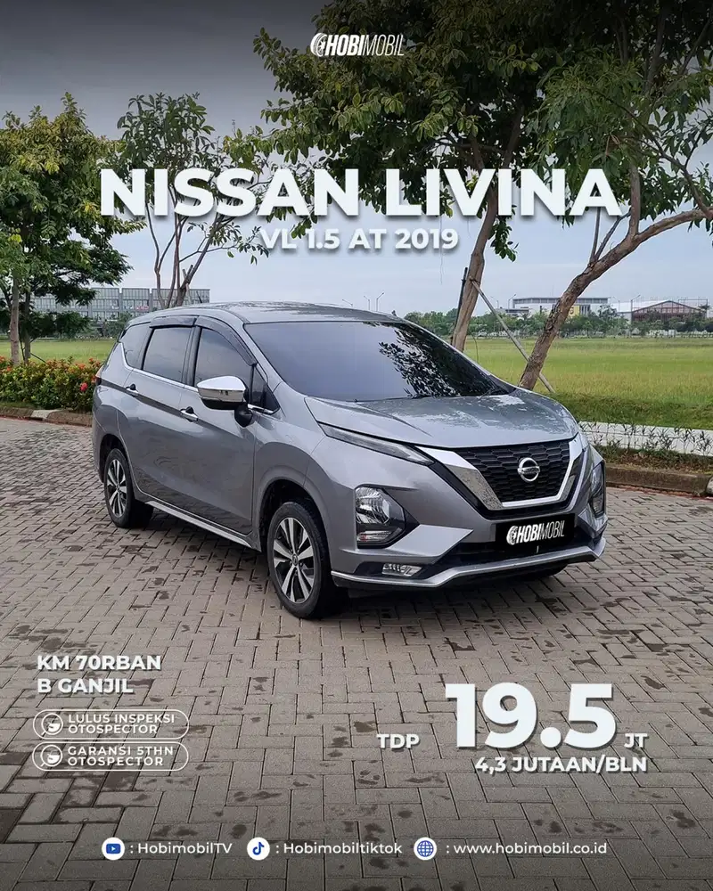 Livina VL 1.5 AT Thn 2019 Pemakaian 2020
