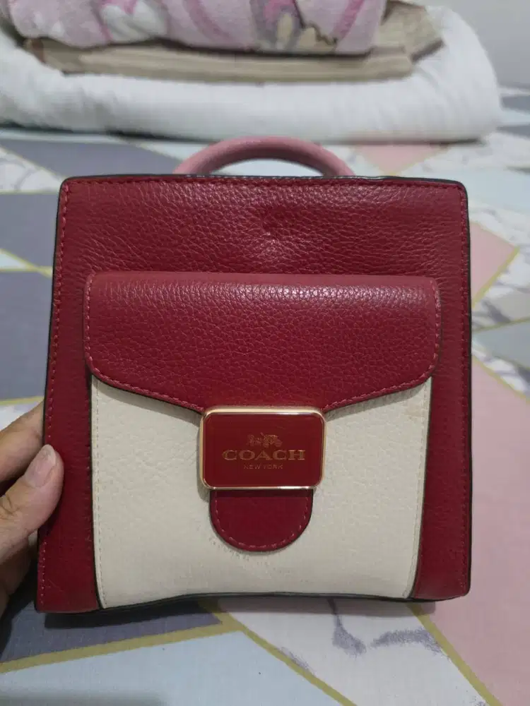 TAS COACH LANE CARRYALL ORIGINAL 100% (GAK SUKA BARANG KW)