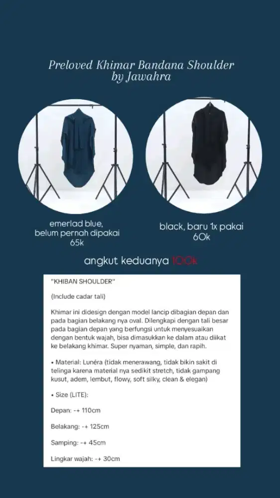 PRELOVED KHIBAN BY JAWAHRA