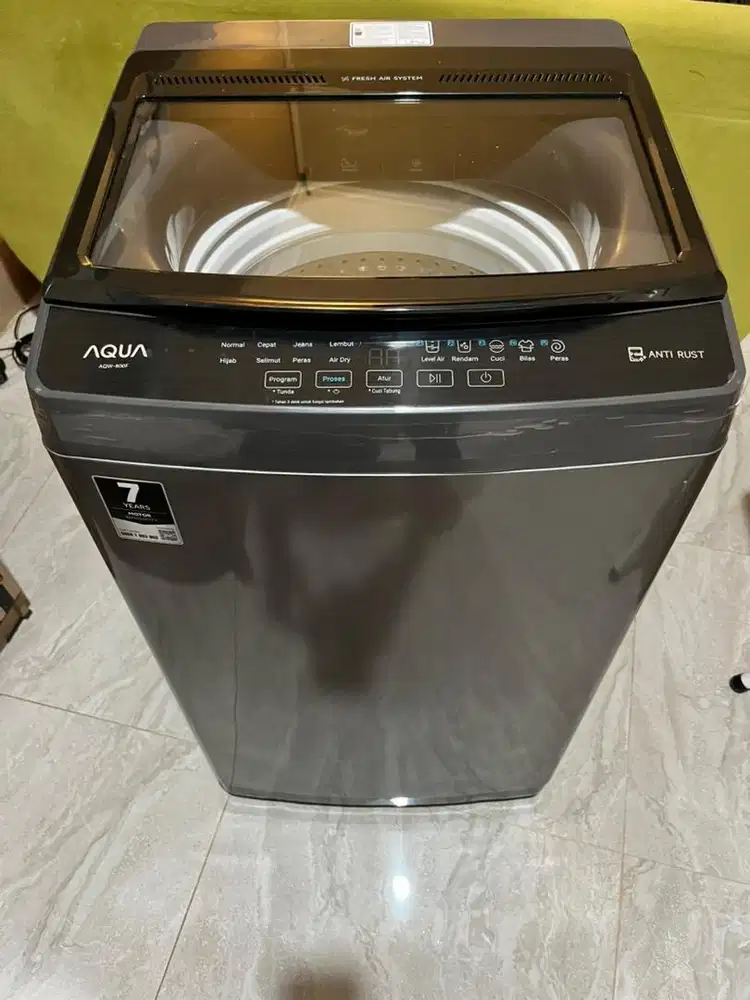 MESIN CUCI AQUA AQW-800F TOP LOADING 1 TABUNG 8KG AQW 800F