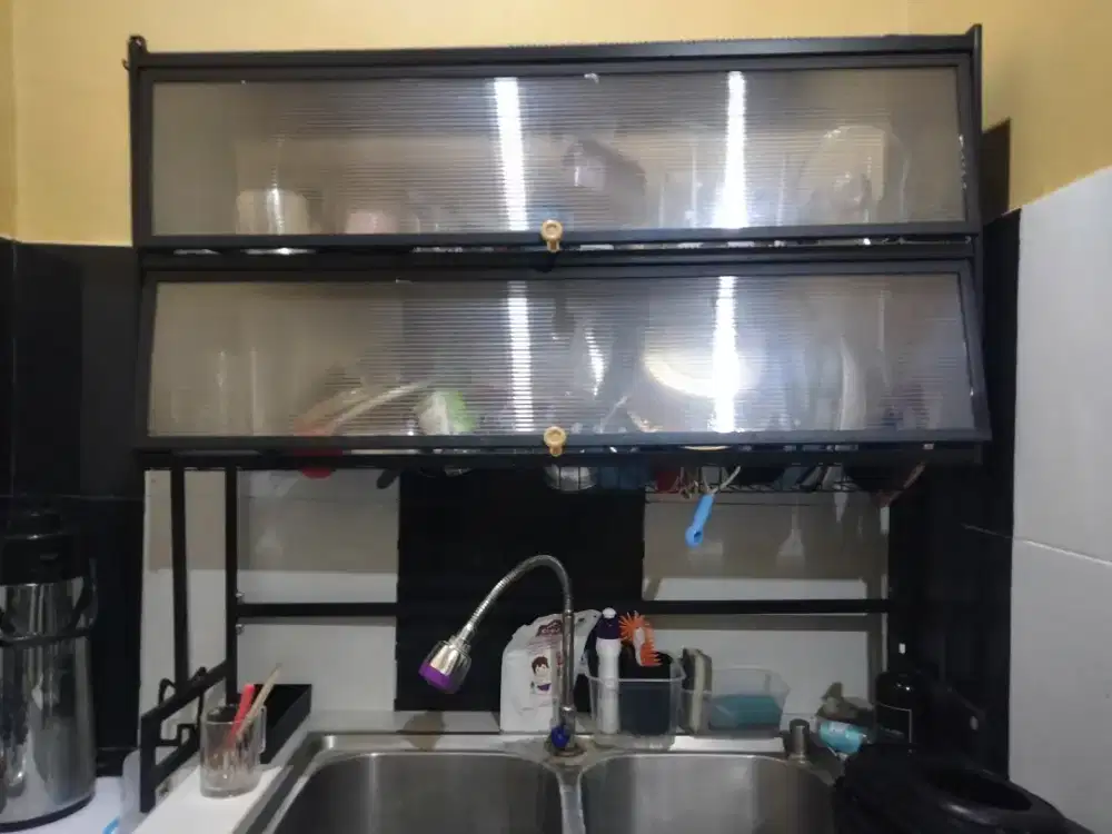 RAK PIRING STAINLESS ANTI KARAT 105cm