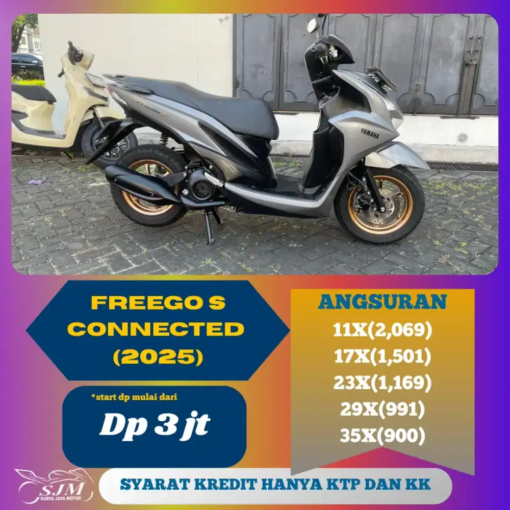 YAMAHA FREEGO S CONNECTED 2025 MESIN HALUS