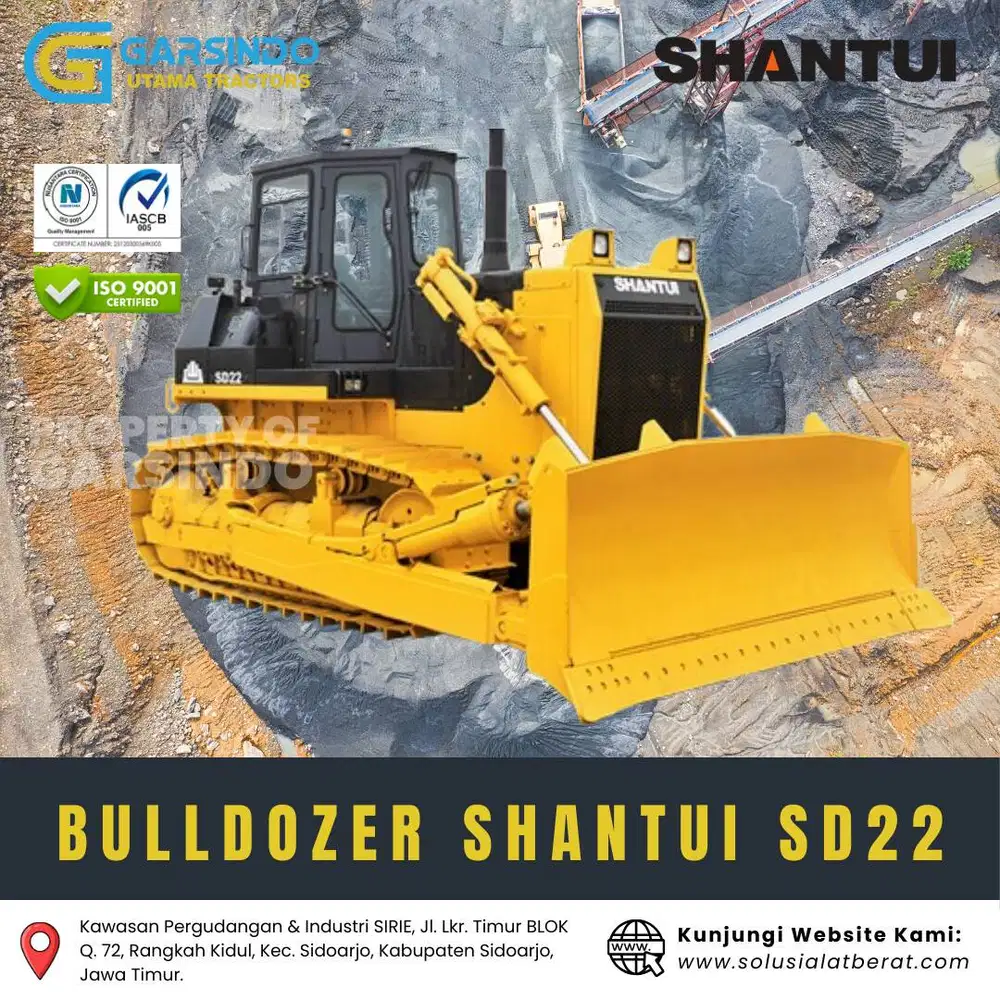 Brand New Shantui | Bulldozer Shantui SD22 Kapasitas 22 Ton Tahun 2026