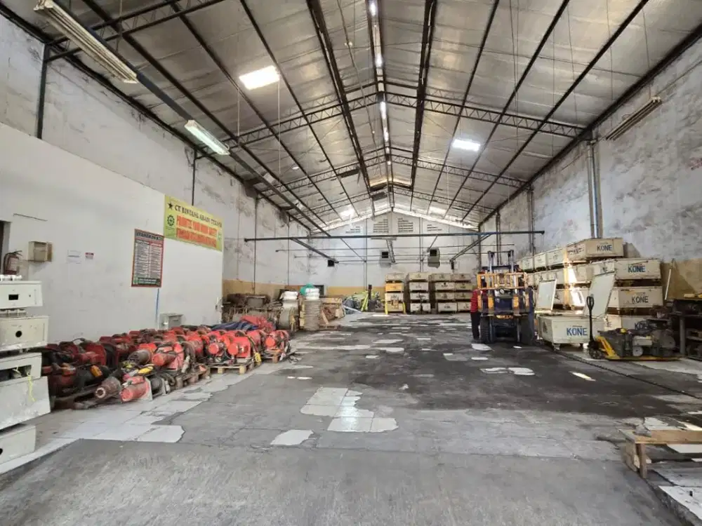 Gudang Termurah Jurumudi Tangerang LT 570 m², Akses Kontainer 40ft, Dekat Tol Benda