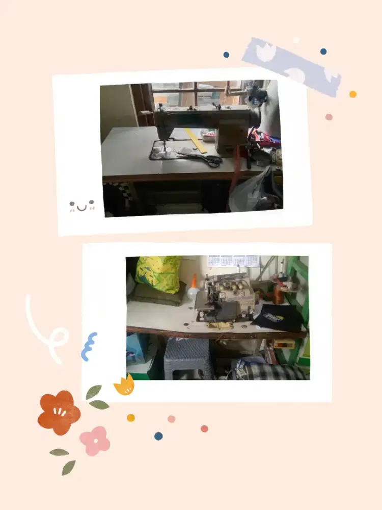 Mesin jahit dan obras merk typical