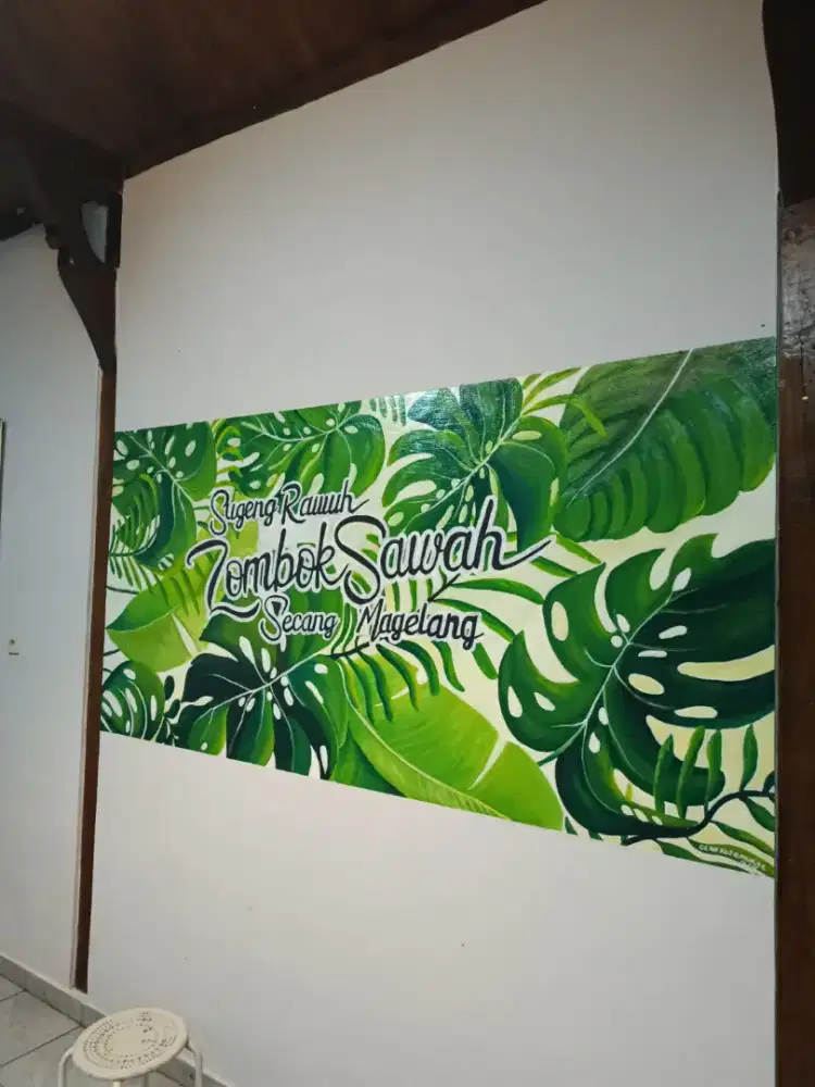Lukis dinding mural