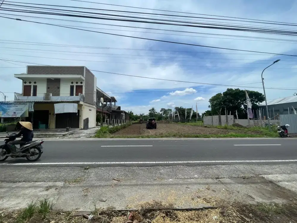 Tanah Jogja Strategis Jl Magelang, Dekat Jejamuran Resto