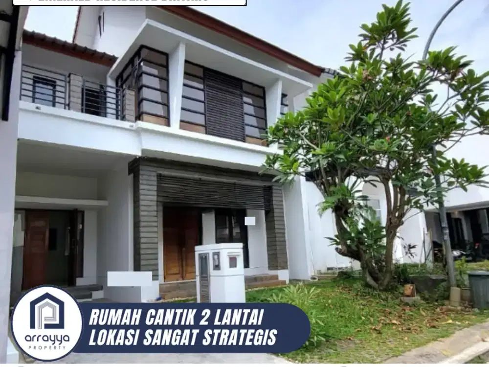 DIJUAL RUMAH CANTIK 2 LANTAI SIAP HUNI DI EMERALD RESIDENCE BINTARO (DM81)