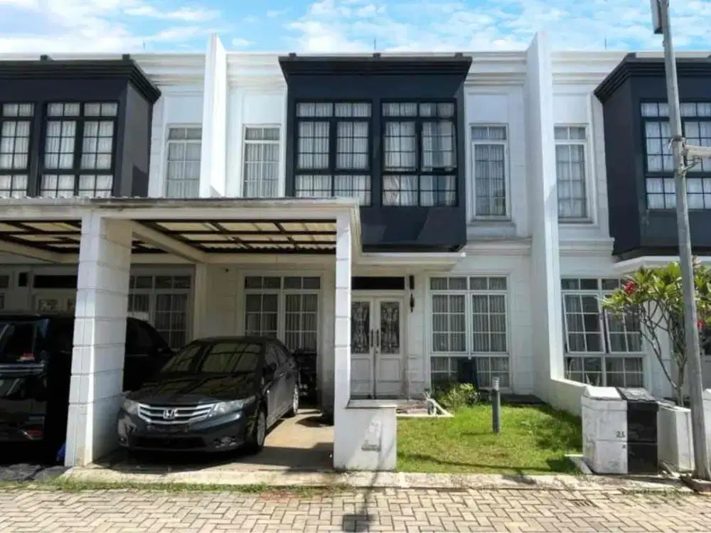 Rumah Modern Minimalis 2 Lantai Dalam Cluster Gandul
