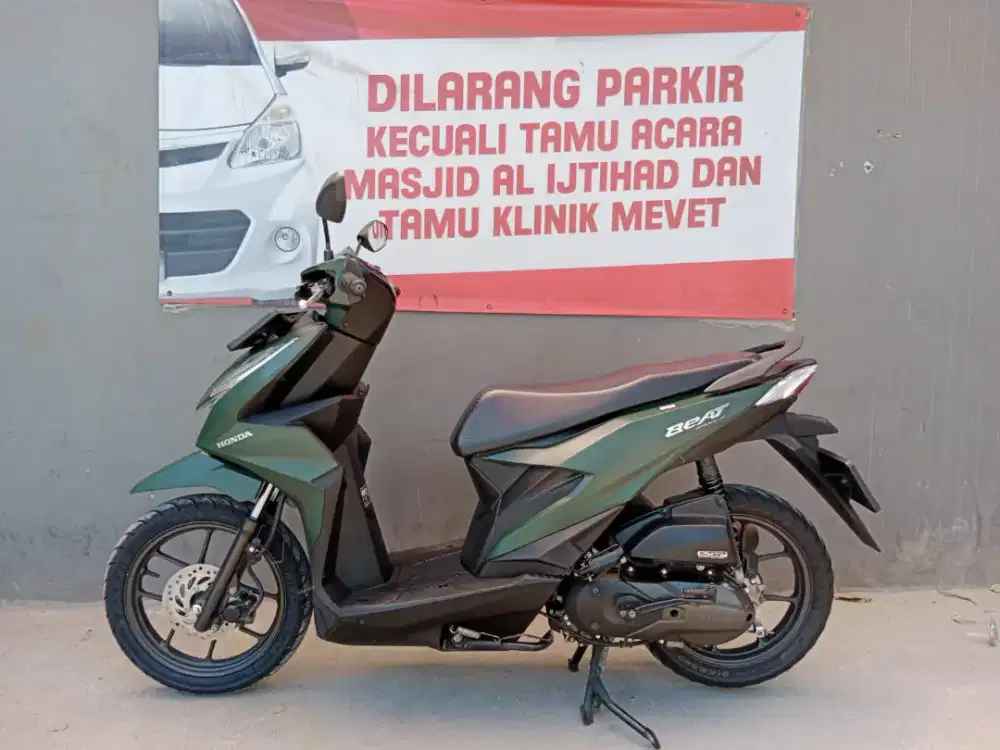 Honda beat deluxe 2023 hijau army