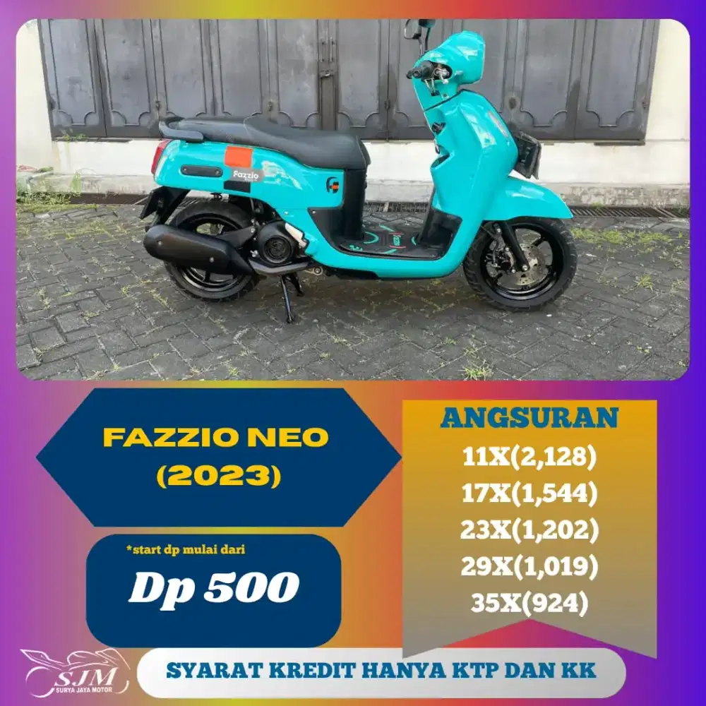 YAMAHA FAZZIO NEO 2023 SIAP PAKAI