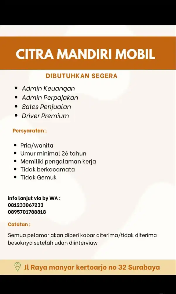 Citra mandiri mobil
