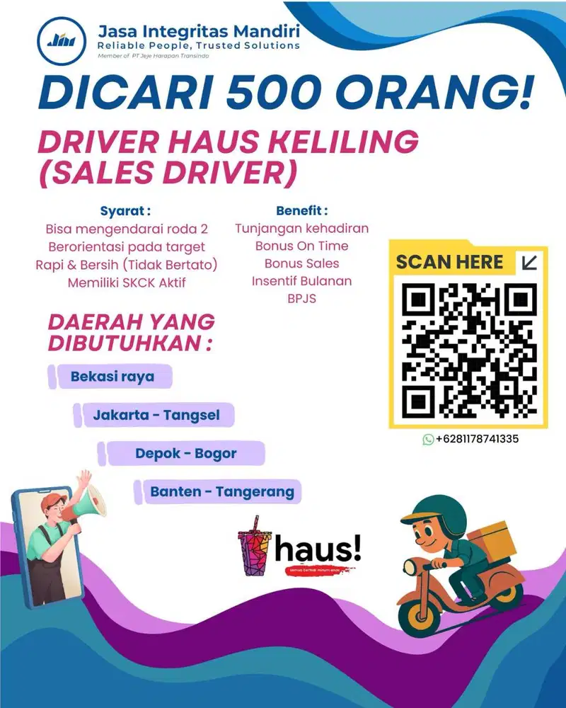 Driver Keliling Haus (Sales Driver)