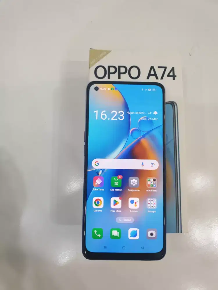 Oppo A74 6/128 mulus lengkap