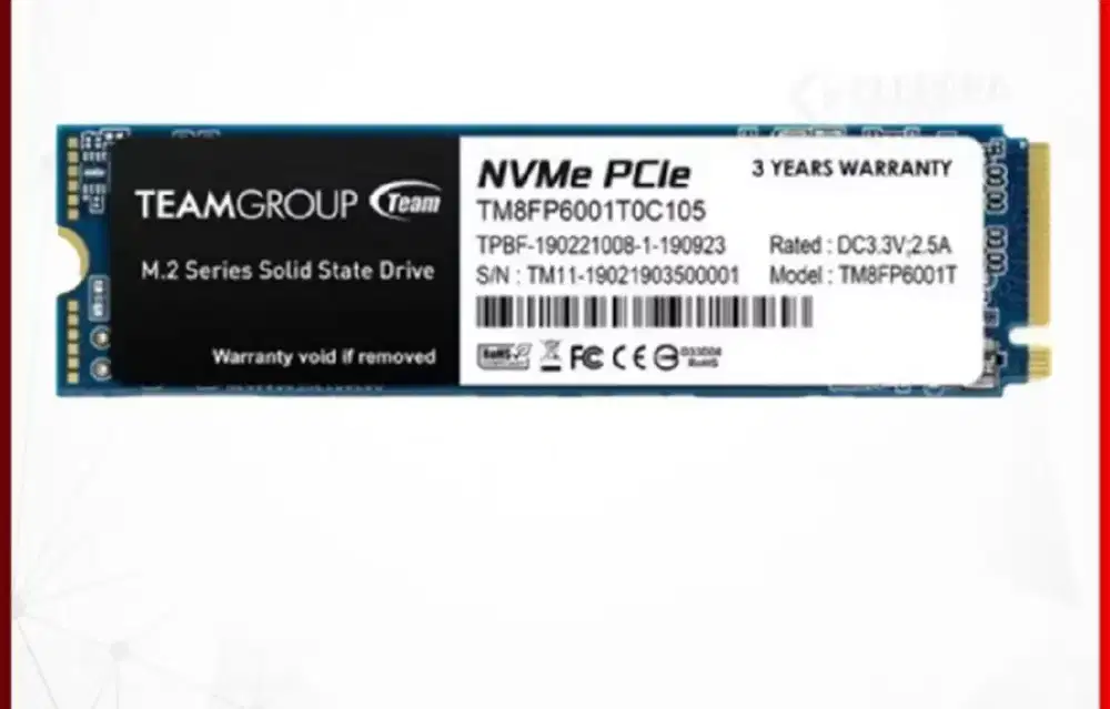 SSD Nvme m.2 512 GB Team Group MP33 gen3x4