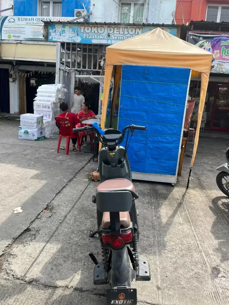 di jual sepeda listrik merek exotic 660