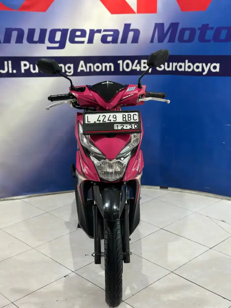 Km 8ribu - Honda Beat Eco Iss Magenta Hitam 2017