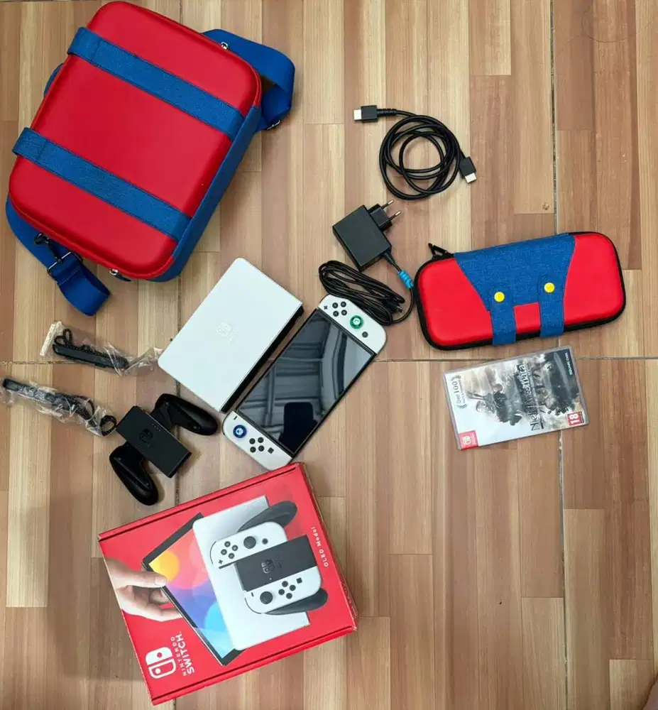 Dijual Nintendo Switch OLED putih OFW (like new)