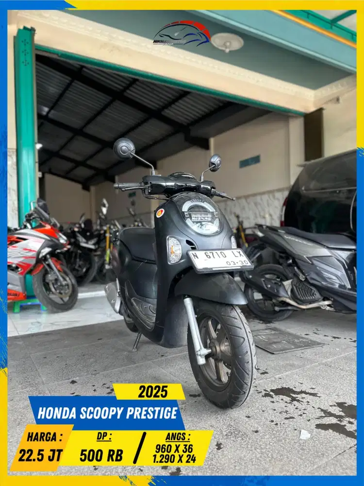 HONDA SCOOPY PRESTIGE 2025 BEKAS RASA BARU HIKMAH MOTOR KEPUH MALANG