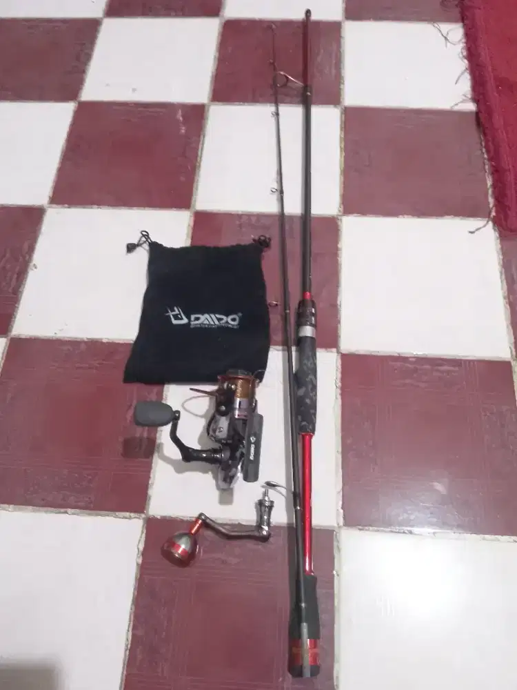 Joran pancing dan reel seat