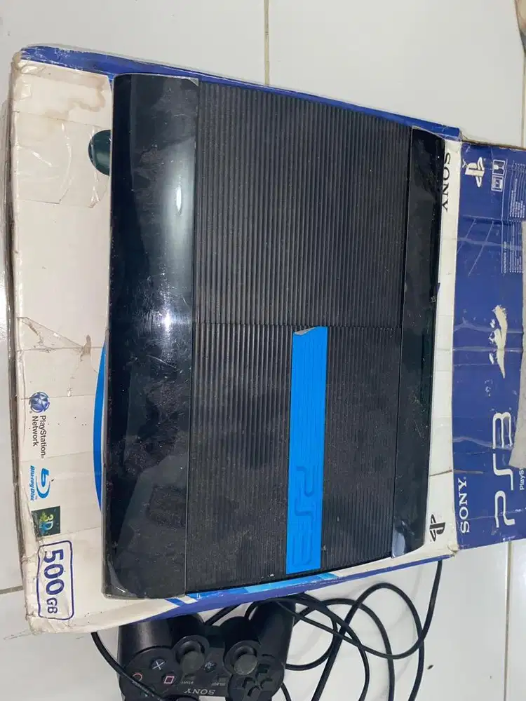 Dijual cepat PS3 500gb isi 55 games,