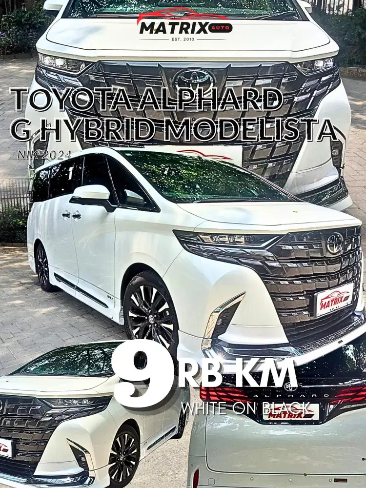 Toyota Alphard G Hybrid Modelista 2024 ! alphard G hybrid! Modelista!