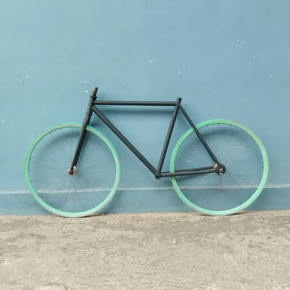 Frame set fixie, batang sepeda commuter, airwalkbasic,