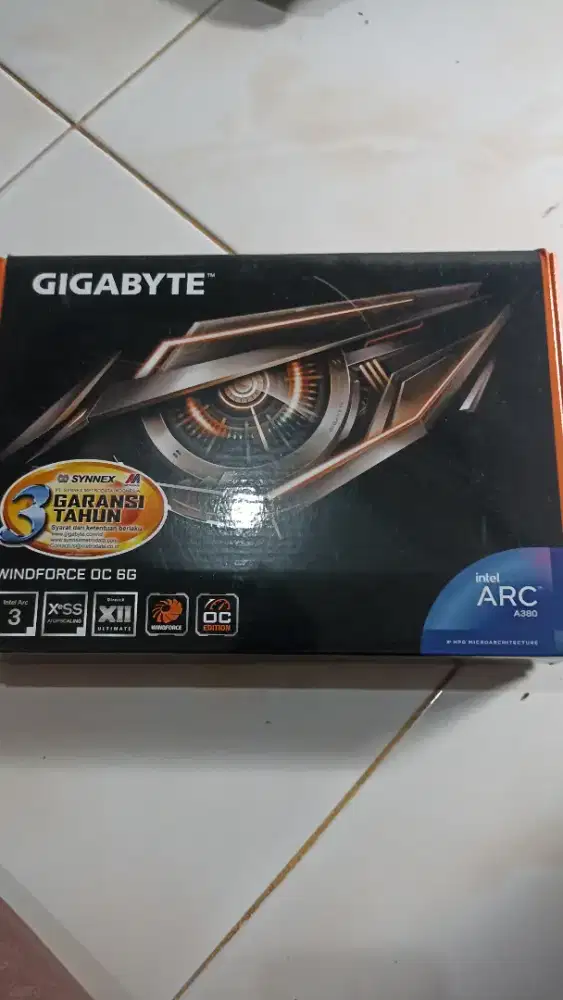 Vga card GPU intel Arc A380 Gigabyte WINDFORCE OC 6GB