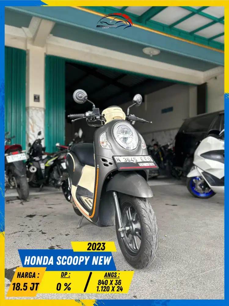 HONDA SCOOPY NEW 2023 GASSKEUN BOSSKU HIKMAH MOTOR KEPUH MALANG