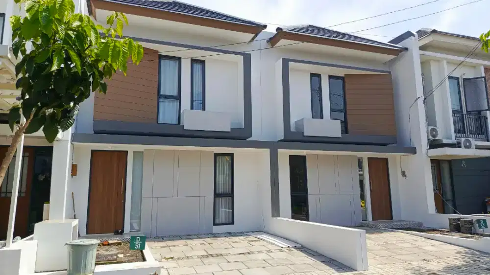 Rumah modern Skyville Residence 2 lnt,full bata merah