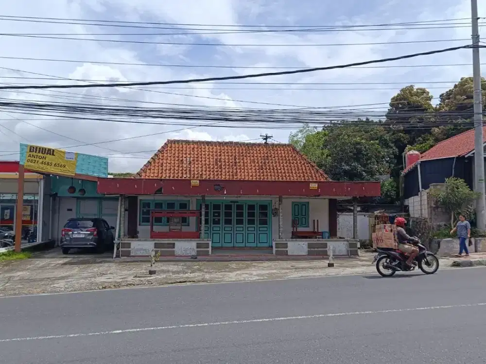 Dijual Lahan Luas Strategis Bonus Rumah Joglo Fasad 14 Meter di Area Bisnis Argomulyo Salatiga