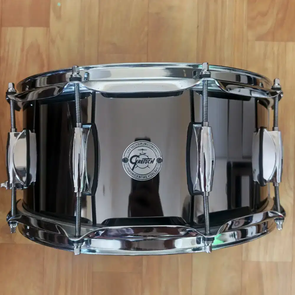 Brand New! Snare Drum Gretsch Black Nickle Over Steel 14x6,5inc