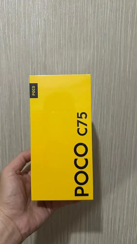 Poco C75 8/256 Hitam New Segel