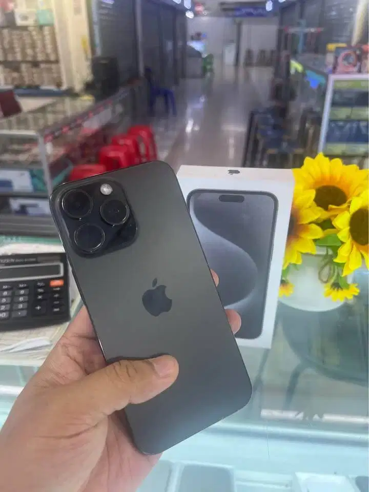 Iphone 15 Promax 1 TB (Black Titanium) Fullset Jossjiss