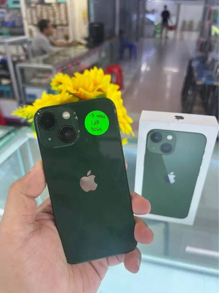 Iphone 13 Mini 128 IBOX (Green) Mulus Jossjiss
