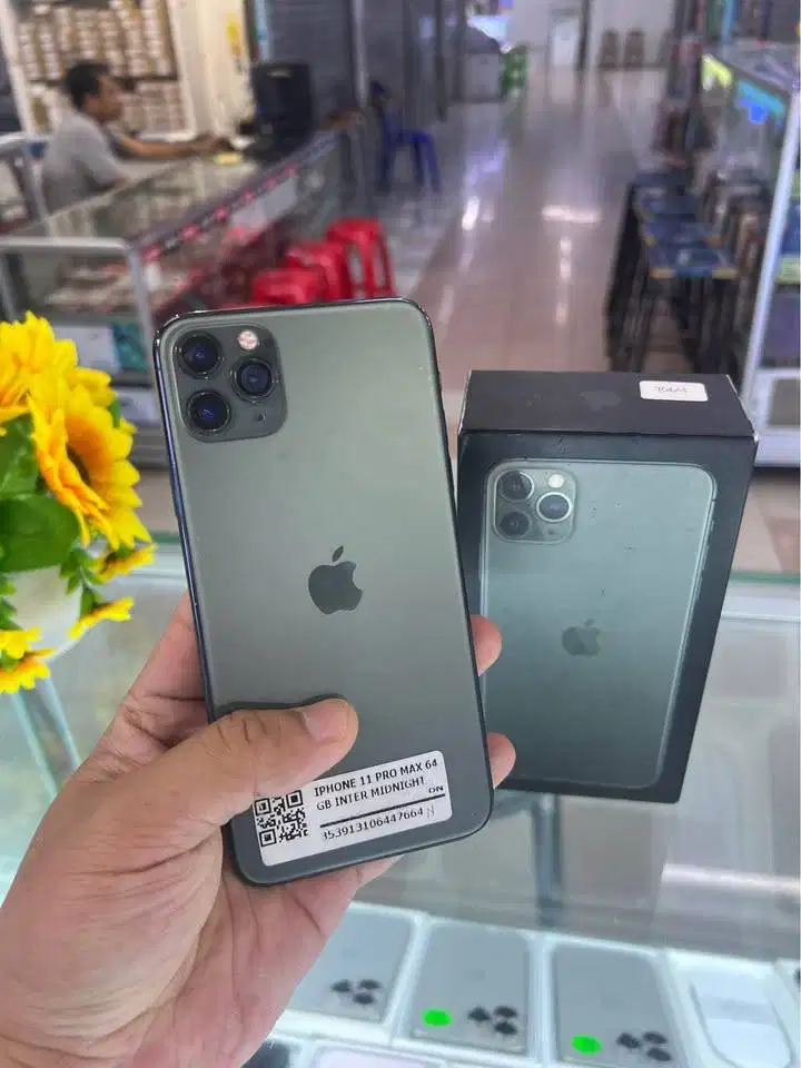 Iphone 11 Promax 64 GB Ex Inter Unit Lama All Operator Jossjiss