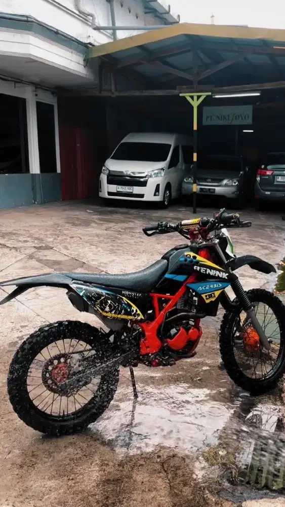 KLX Siap trabas/harian, Gahar+bore up