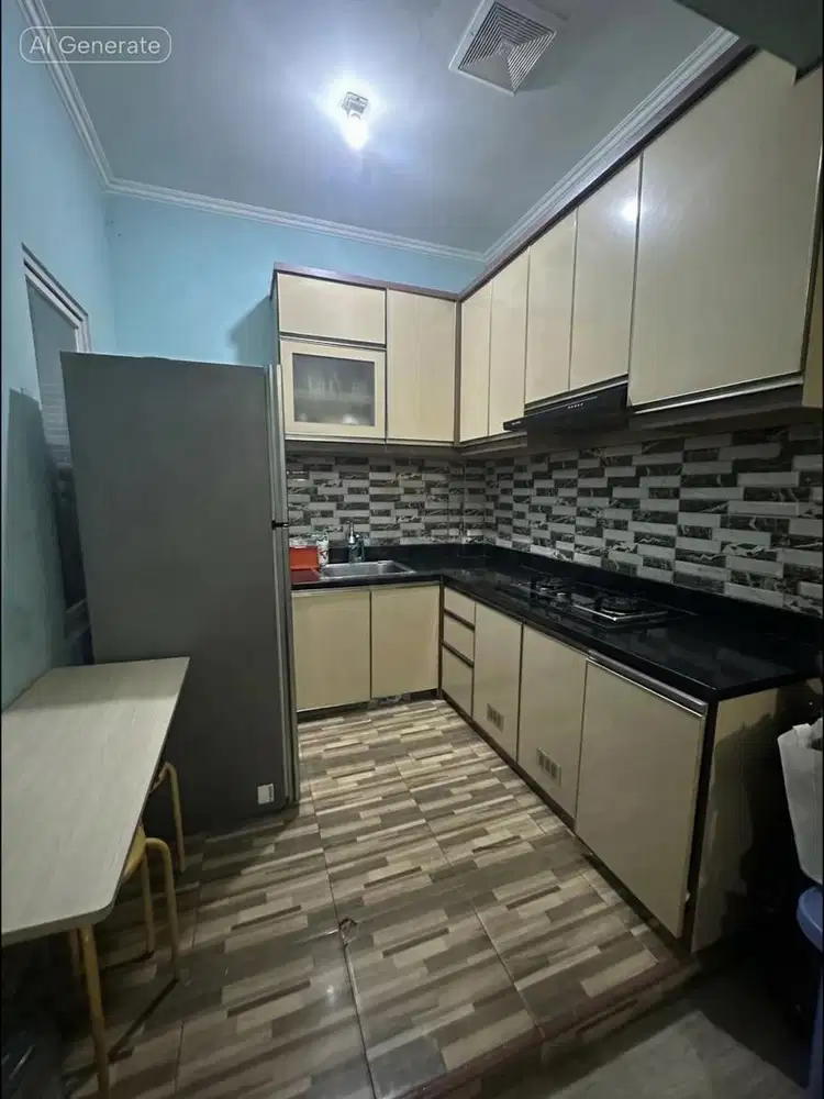 JUAL!Rumah siap Huni 2KT Dekat stasiun&pintu Toll. Kitchen set lengkap
