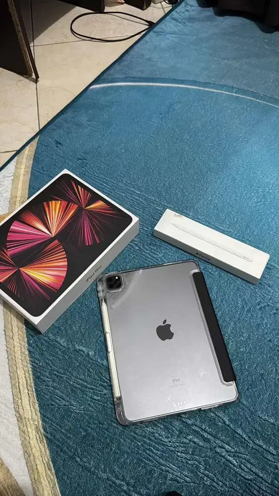 Ipad pro M1 2021 Gen 3 Bonus Apple Pencil Gen 2 Ori