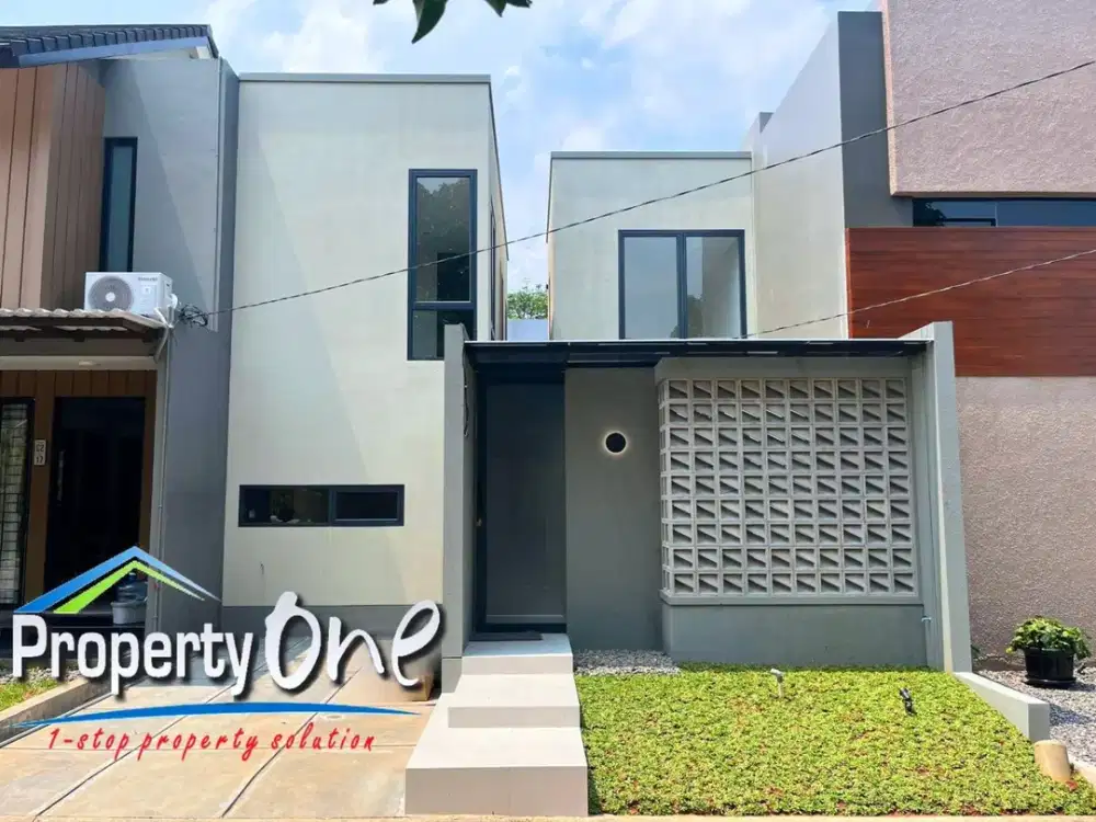 Jual Rumah Baru Konsep Desain Villa di Serpong Garden Cisauk Dekat BSD