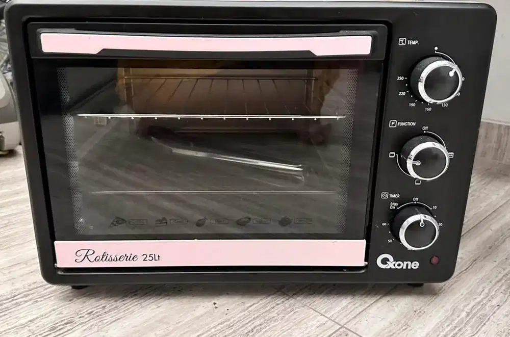 Oven listrik Oxone black pink