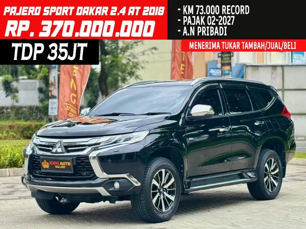 Mitsubishi Pajero Sport Dakar 2.4 Automatic Tahun 2018