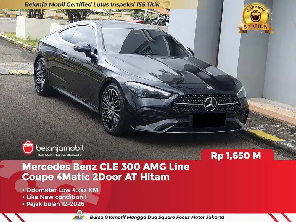 [ LOW KM 4RB ] Mercedes Benz Mercy CLE300 CLE 300 AMG Coupe 2024/2025